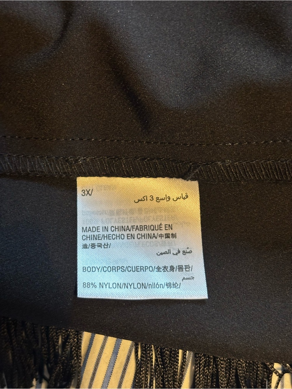 INC International Concepts Holiday Fringe Blazer Black – Size 3X NWT - Picture 6 of 9